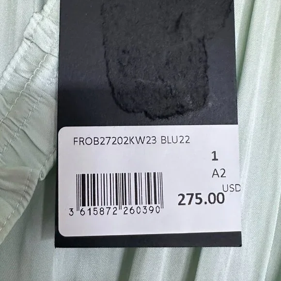 NWT | The Kooples | Mint Green | V-Neck Mini Dress with Ruffle Details - Picture 8 of 10